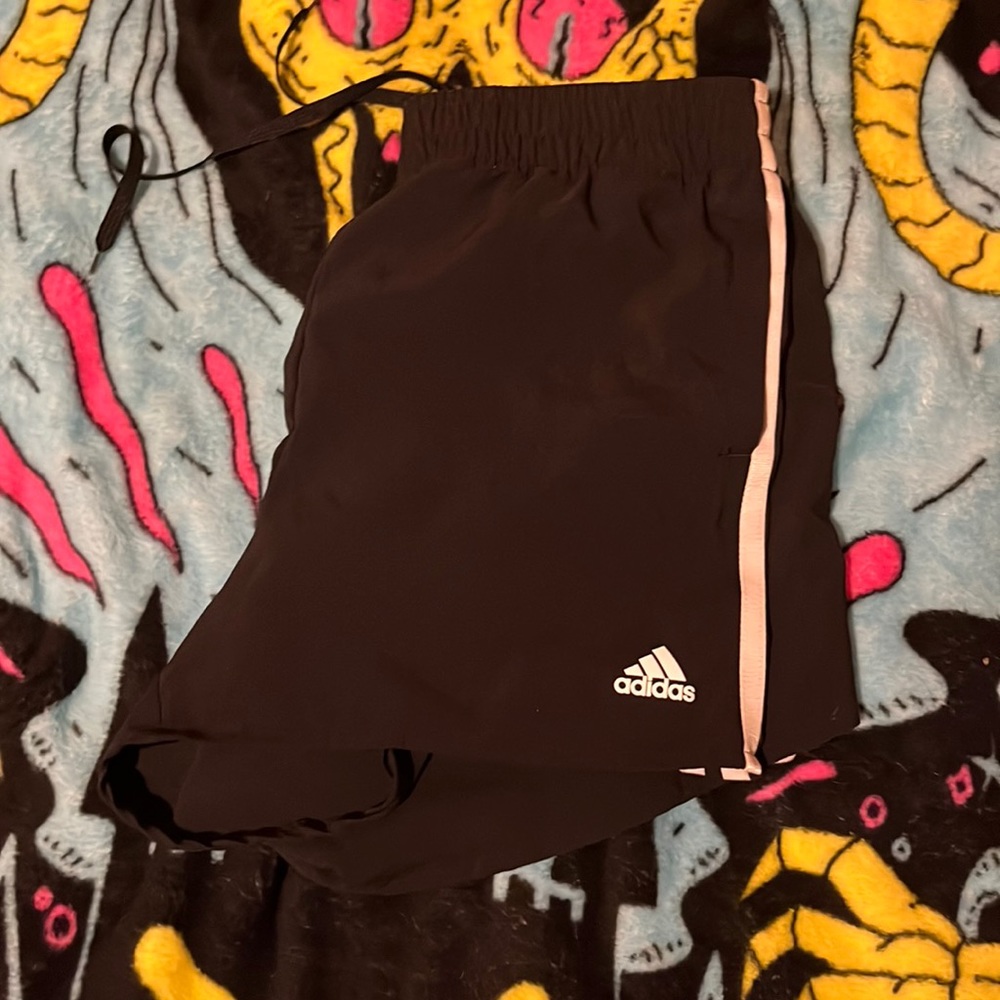 Black adidas shorts